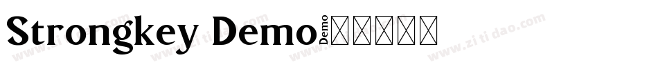 Strongkey Demo字体转换